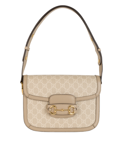 1955 Horsebit GG Mono, &pound;950, Handbags, Beige/Cream, Canvas/Leather, Front view